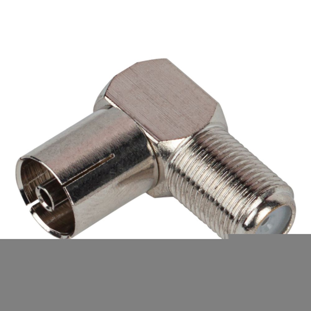 Переходник ЭРА R-A03 гнездо F-гнездо TV угловой