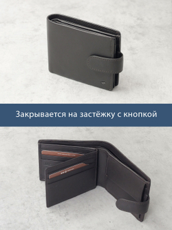 B250004R Castanho - Портмоне c RFID защитой MP