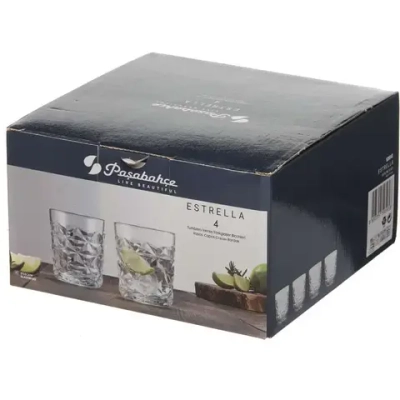 Набор стаканов 4шт 305мл «ESTRELLA» 520542B