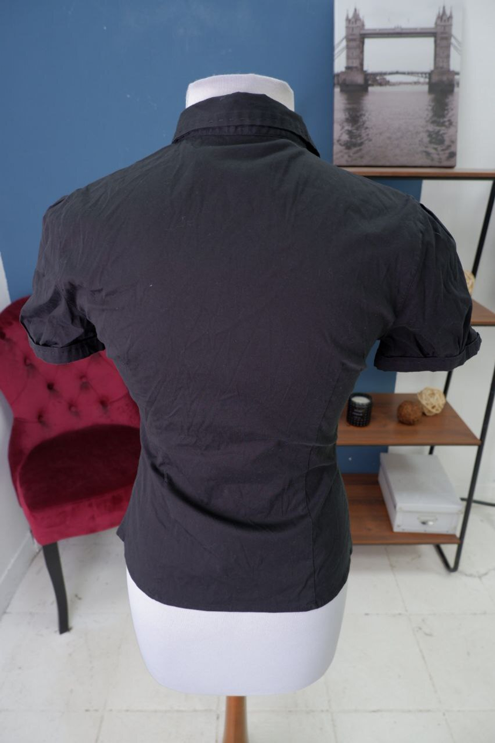 Рубашка Rivamonti с коротким рукавом 42 размер