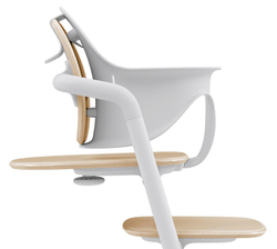 Стульчик для кормления Cybex Lemo 4 в 1 с мягкими чехлами Comfort Inlay Sand White/Pearl Pink