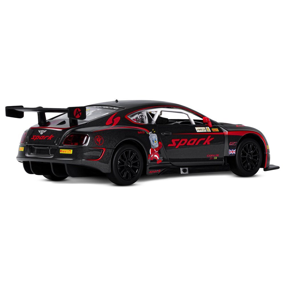 Модель 1:24 Bentley Continental GT3 Concept, черный + красный, откр. двери, капот, свет, звук