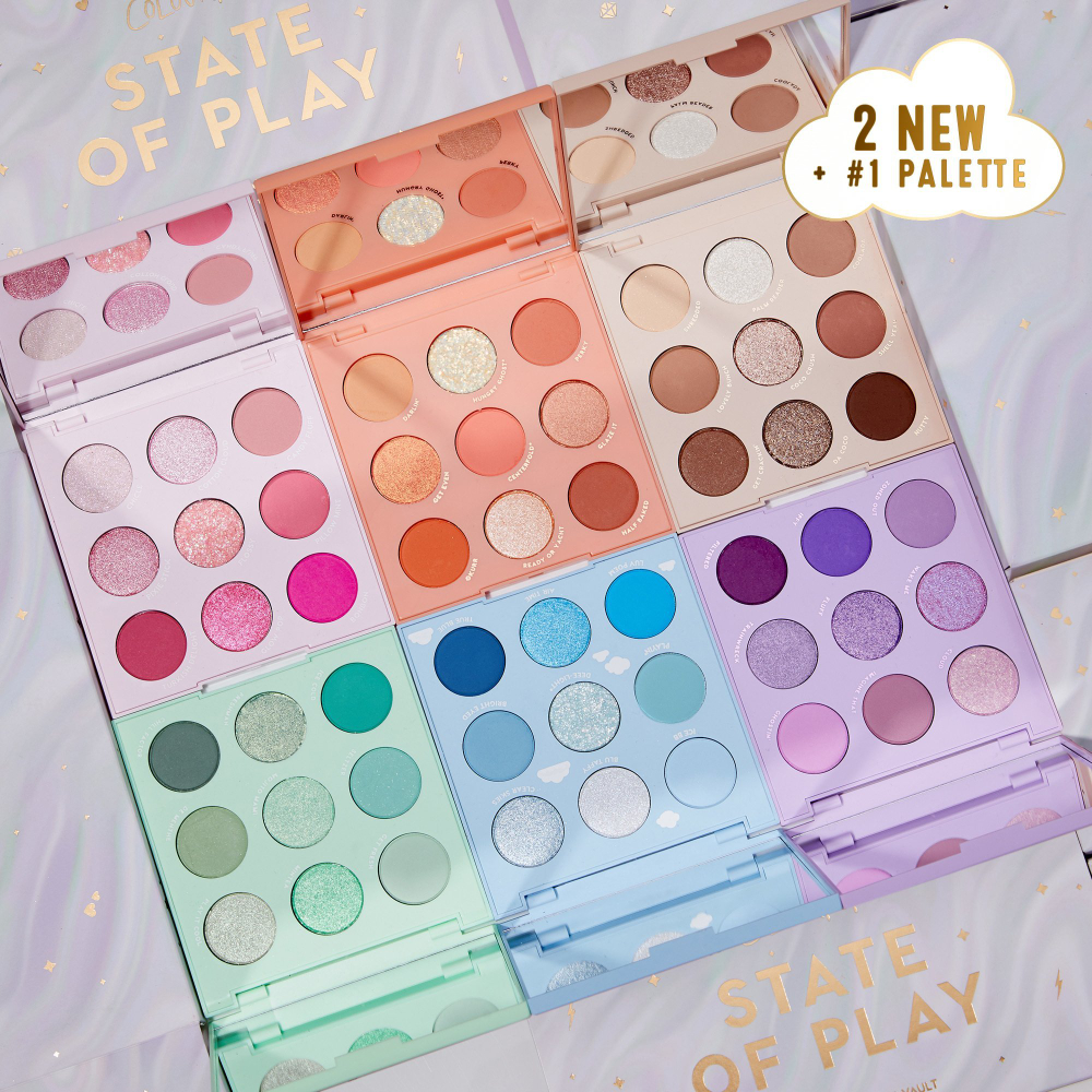 ColourPop State Of Play shadow palette vault
