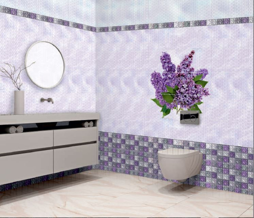 Панель ПВХ фотопечать Сирень фон 2700х250мм