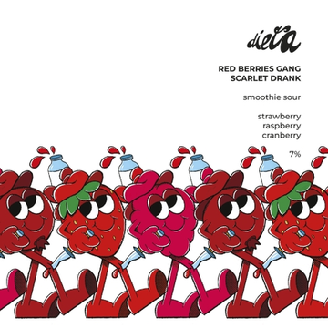 Банка 0.45 Red Berries Gang Scarlet Drank // DIETA (