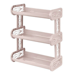 Полка навесная Keeplex Regular трехсекционная 32,4х17х41,8см бежевый топаз