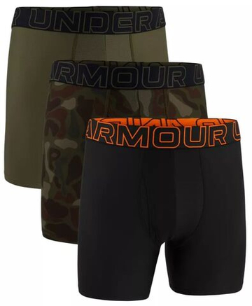 Мужские спортивные боксеры Under Armour Performance Tech 6in Boxerjock 3P - green/black/green