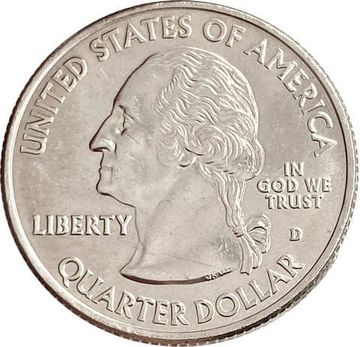 25 центов (1/4 доллара, квотер) 2009 США «Гуам» (D)