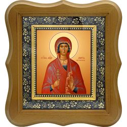 Мария Пергамская мученица. Икона на холсте.