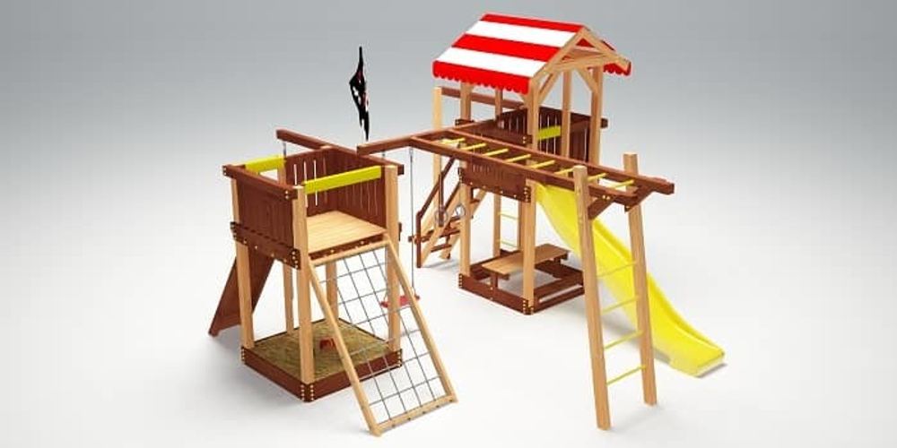 Деревянная детская площадка Савушка "4 сезона" - 8