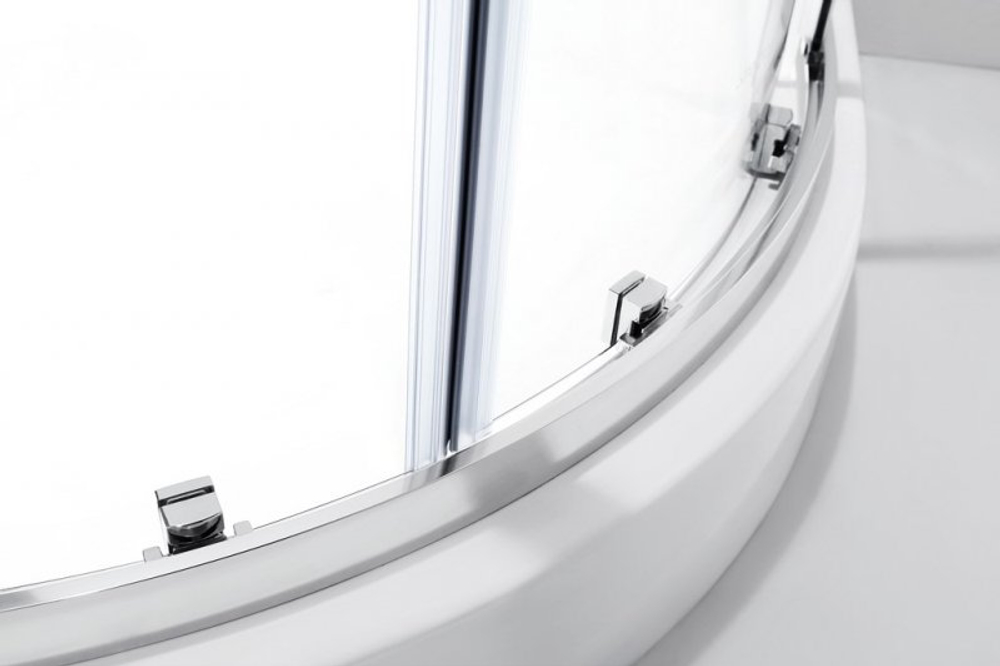 Душевой уголок Cezares MOLVENO-R-2-90-C-Cr-IV, 90х90х195, профиль хром, стекло прозрачное