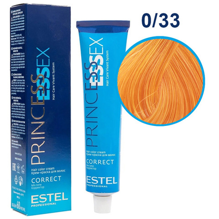 Цветной корректор для волос «Желтый 0/33» Essex Corrector, Estel, 60 мл.