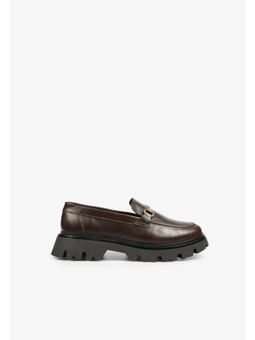 Мокасины на тракторной подошве