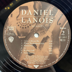 Винтажная виниловая пластинка LP Daniel Lanois Acadie (Germany 1989)