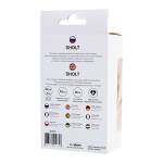 Фиолетовая анальная втулка 10см ToyFa ToDo Sholt 357031