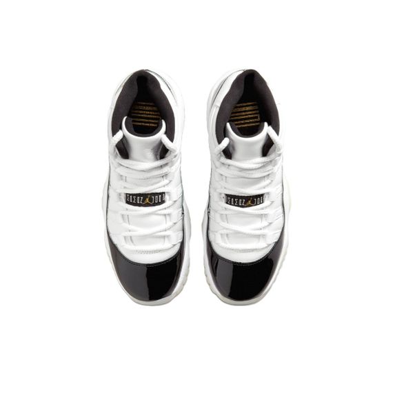 Jordan Air Jordan 11 Детские баскетбольные мячи В СЕРЕДИНЕ Белого/Метал-лика/Черного Юнисекса