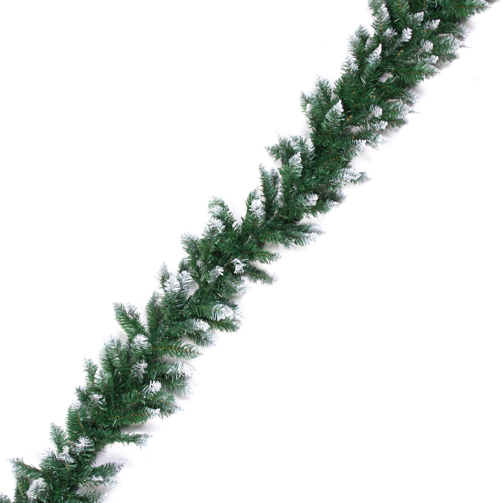 Гирлянда хвойная «Снежные ветви» 2,7 м d=30 см, ПВХ