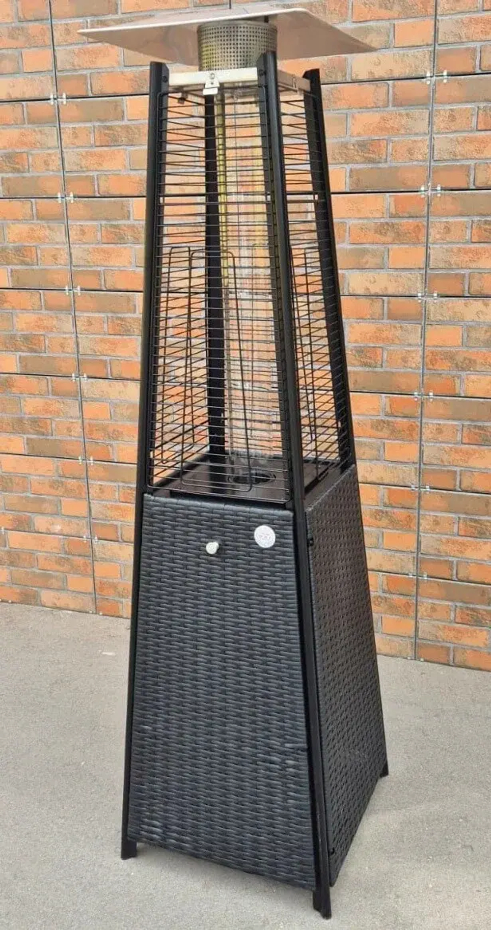 Уличный газовый обогреватель WWT 13I ROTANG Black mini + Чехол