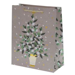 GAEM Пакет подарочный (бумага 210г/м2, блок 12шт), L18 W10 H23 см, 4в.