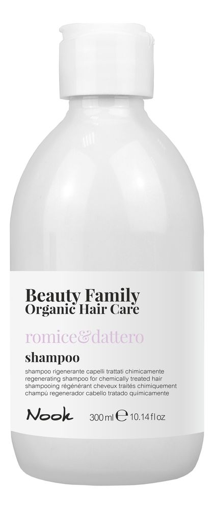 NOOK Шампунь восстанавливающий  для химически обработанных волос -Shampoo Romice&amp;Dattero, 300 мл