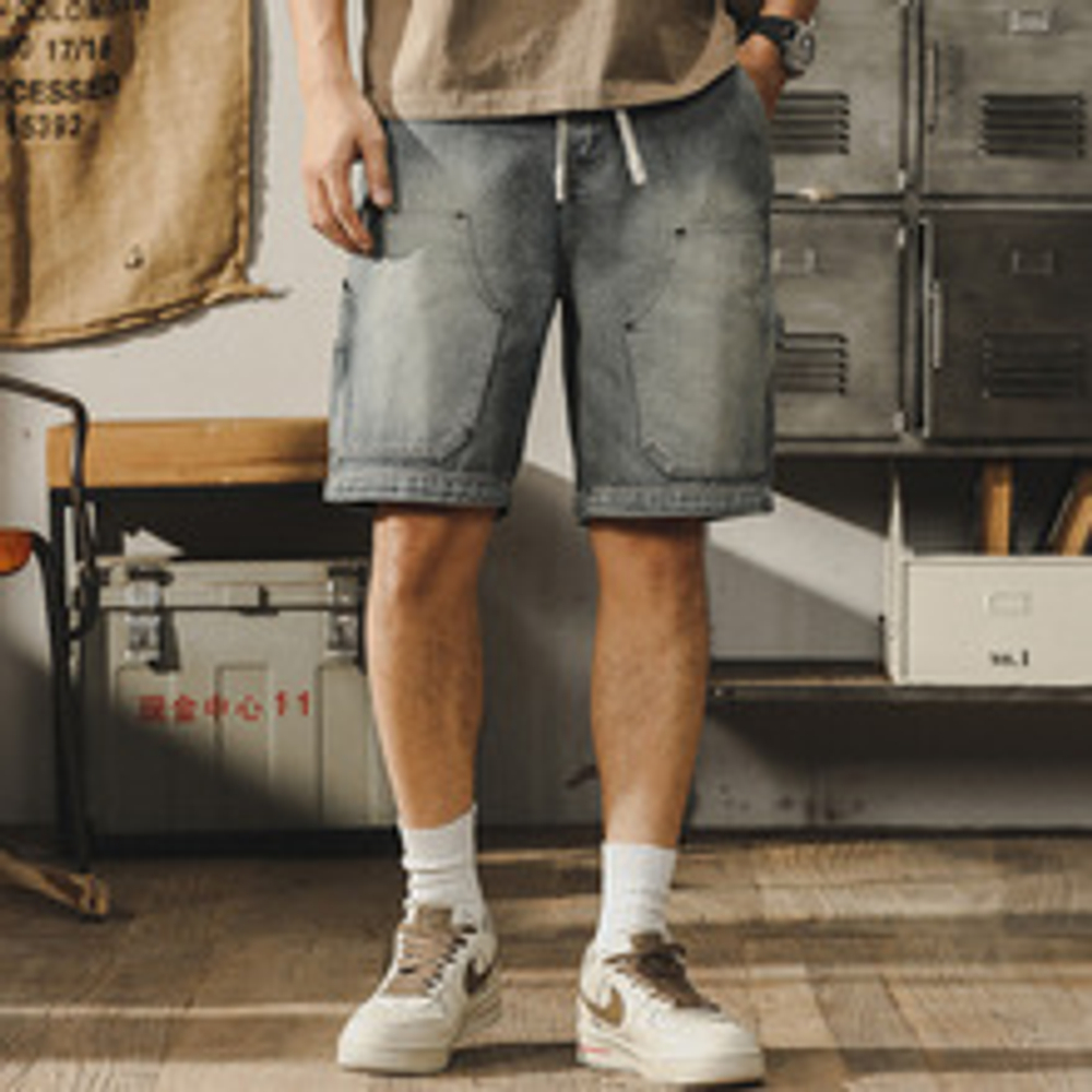 Джинсовые шорты для мужчин от бренда JIELEINUO