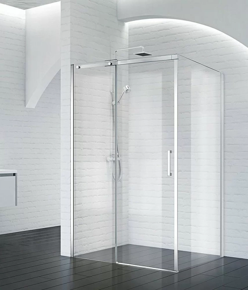 Душевой уголок BelBagno ACQUA AH-1 150x90 прозрачный/хром