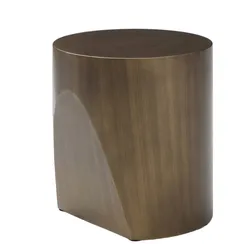 Журнальный столик Stump Ø45х55 см, бронза