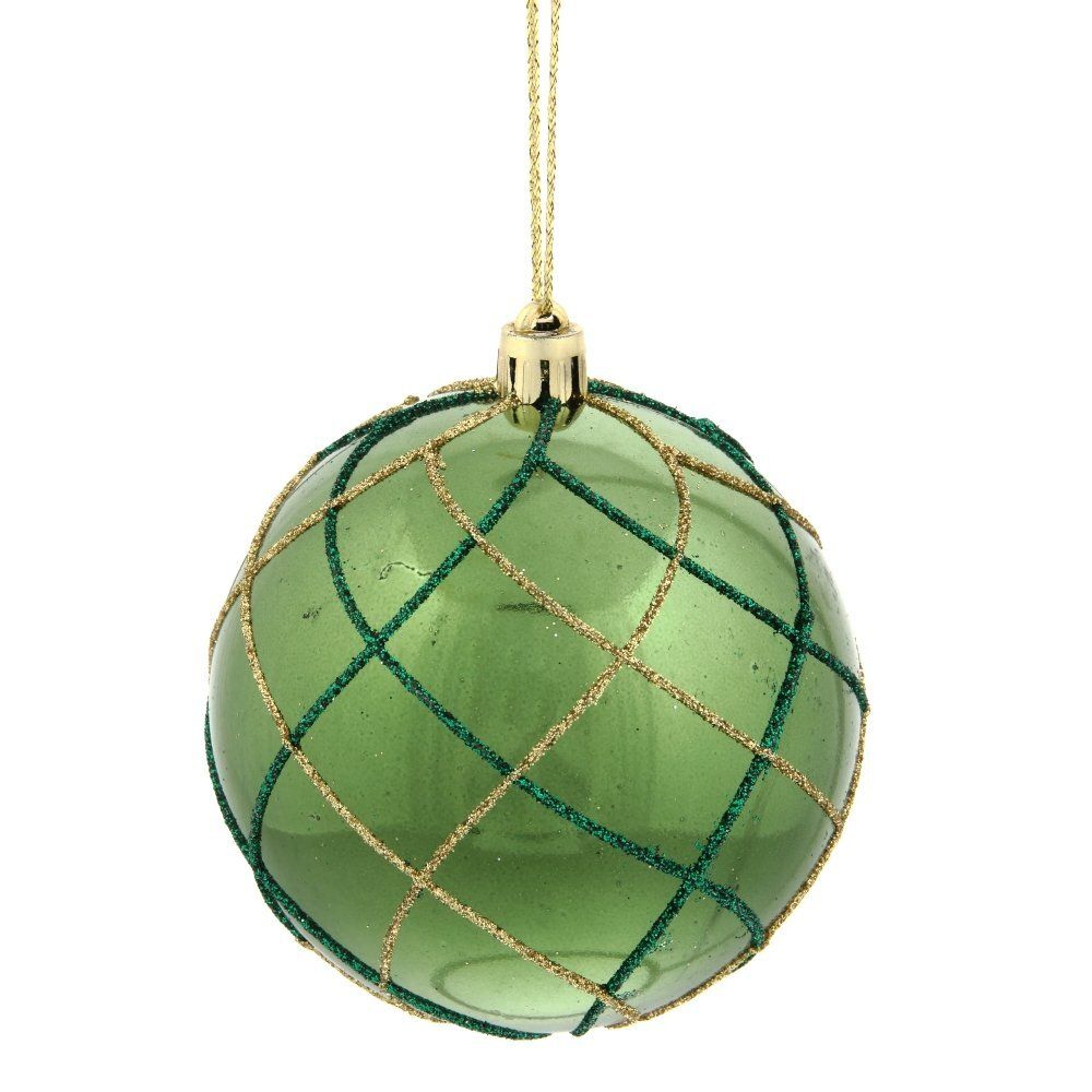 GAEM Набор из 12шт Украшение новогоднее Шар "Алмазная сетка", D 8 см, L35 W27 H8,5 см