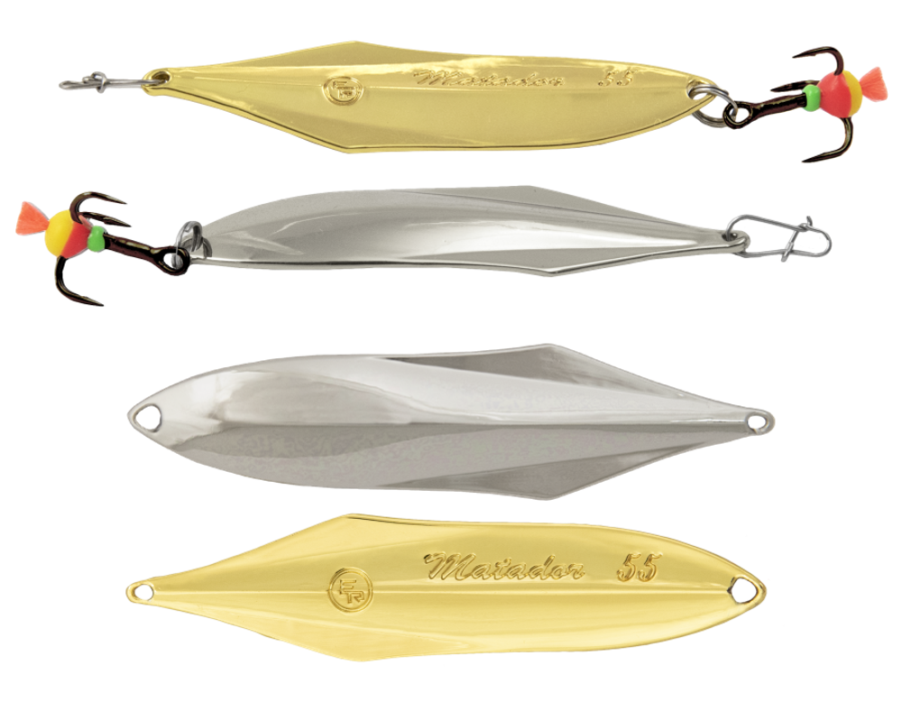 Блесна вертикальная ECOPRO Matador 55мм, 6г,S/G