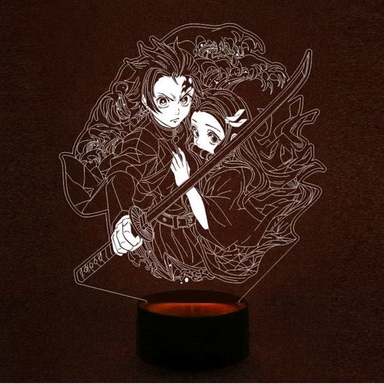 3D лампа Demon Slayer  Клинок рассекающий демонов