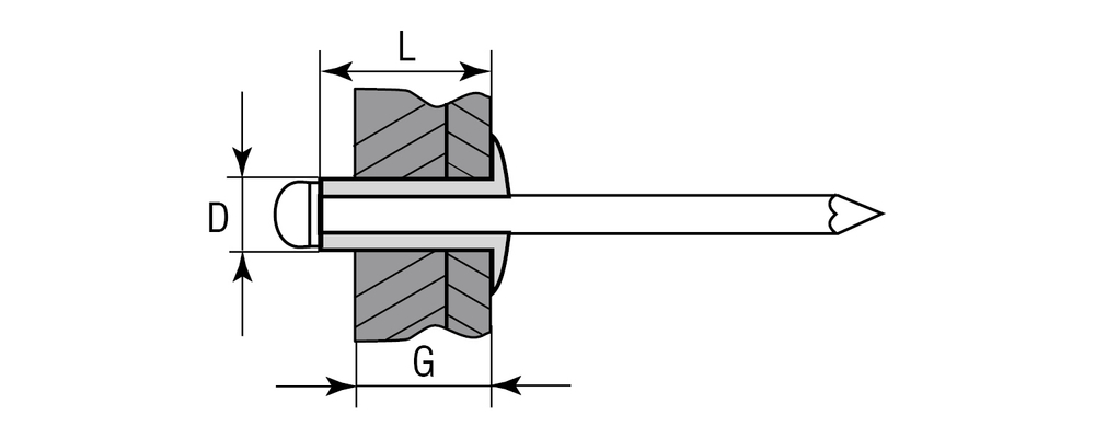 ЗУБР 4.0 x 20 мм, Al5052, 500 шт, алюминиевые заклепки (31305-40-20)