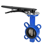 Water Butterfly Valve Elephant WCB-316L-VITON 232PSI, body material - stainless steel WCB, disk material - stainless steel 316L, seal - VITON, handwheel operated