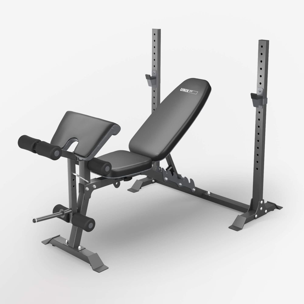 Скамья силовая со стойками UNIX Fit BENCH 130DD