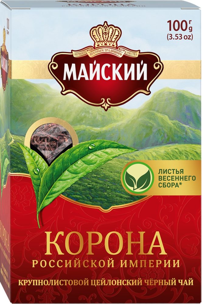 Чай черный Майский, Корона Российской Империи, 100 гр
