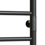 Полотенцесушитель MIXLINE VEGA  80х50 (таймер, 318Вт, 5 перекладин + ПОЛКА) электрический ГРАФИТ