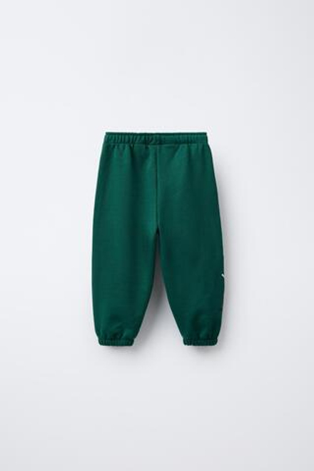 ZARA ФЛИСОВЫЕ БРЮКИ-ДЖОГГЕРЫ CARS RAYO MCQUEEN © DISNEY, БУТЫЛОЧНО-ЗЕЛЕНЫЙ