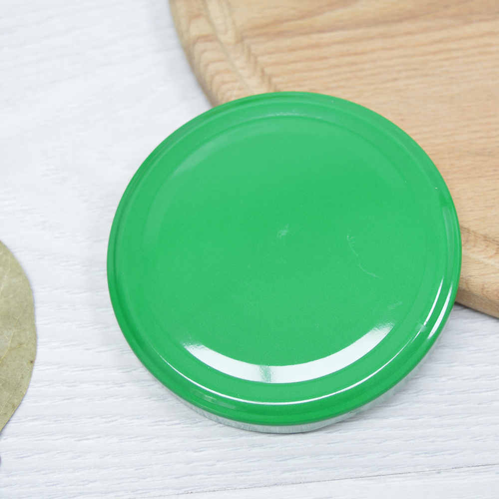Крышка для консервирования 50шт винтовая d89 ТВИСТ-ОФФ (зеленая)