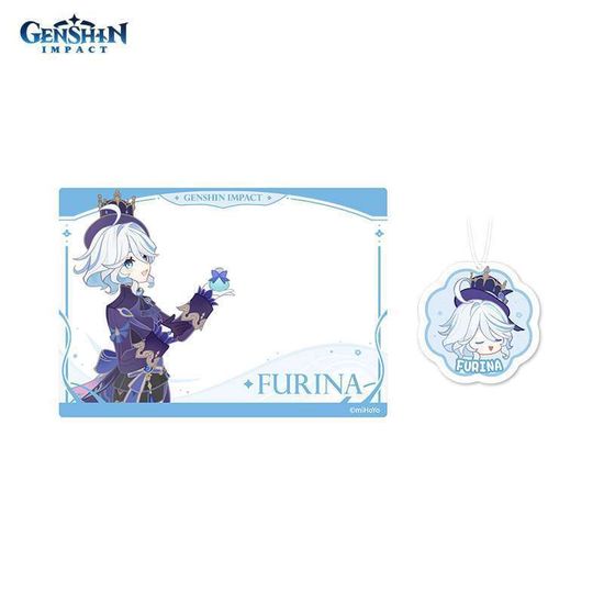 Ароматизатор и карточка для заметок Genshin Impact Rich Fantasy Фурина Furina 6942421141211
