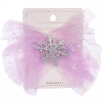 Зажим для волос «Снежинка”, микс 6 цветов, 13*11см