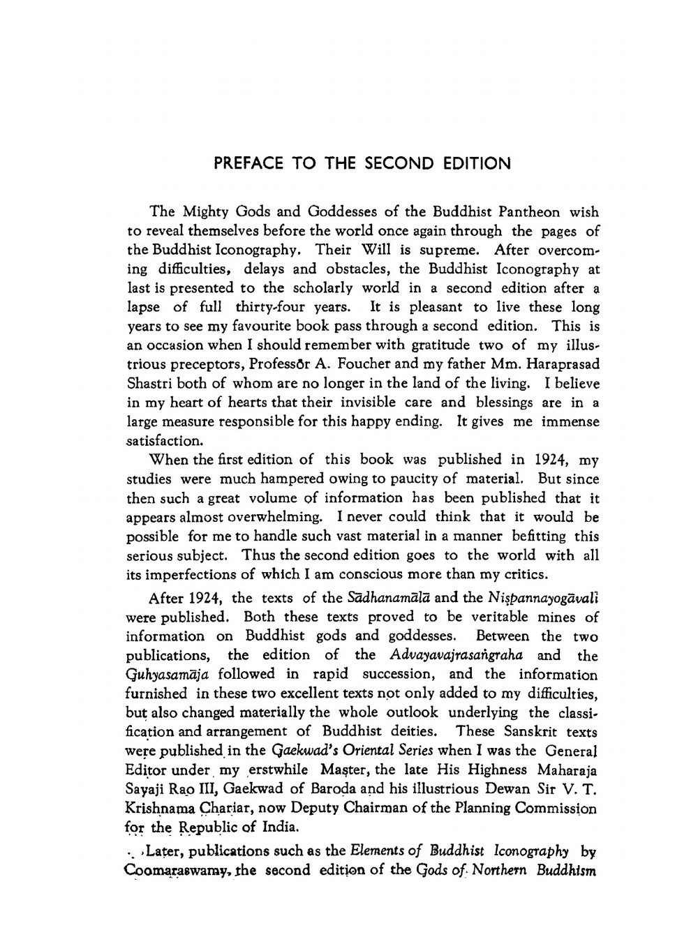 THE INDIAN BUDDHIST ICONOGRAPHY | Benoytosh Bhattacharyya