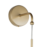 690513 Бра RAMO 1х40W E27 ШАМПАНЬ/ПРОЗРАЧНЫЙ