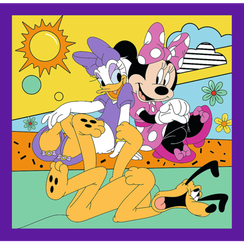 Pazl / Пазлы / Puzzles - "3in1" - Mickey and his merry crew / Disney Mickey Mourse and Friends