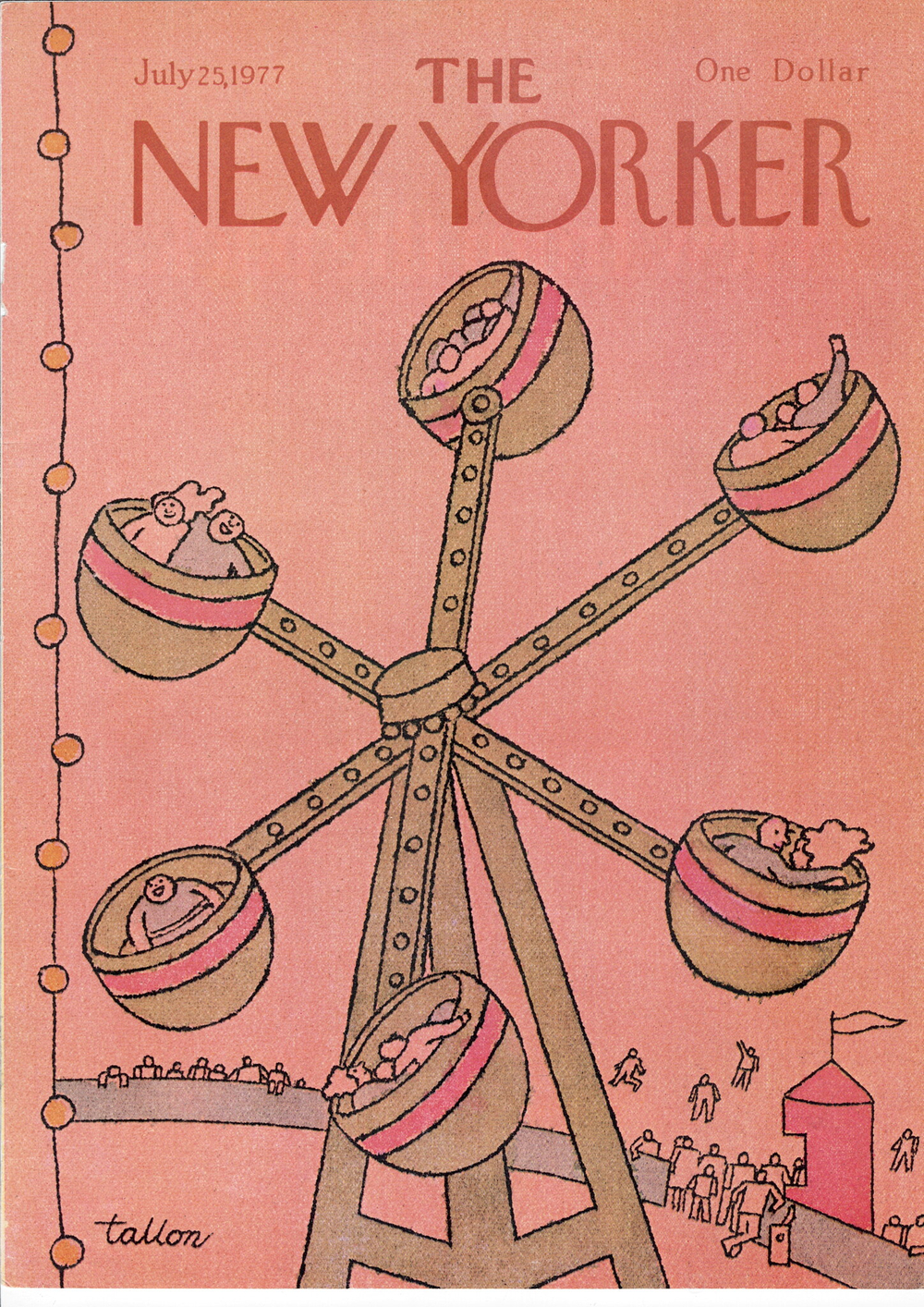 Журнал The New Yorker 25-07-1977, обложка
