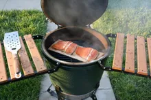 Керамический гриль Big Green Egg М Medium (Средний), 40 см, с ножками и столиками