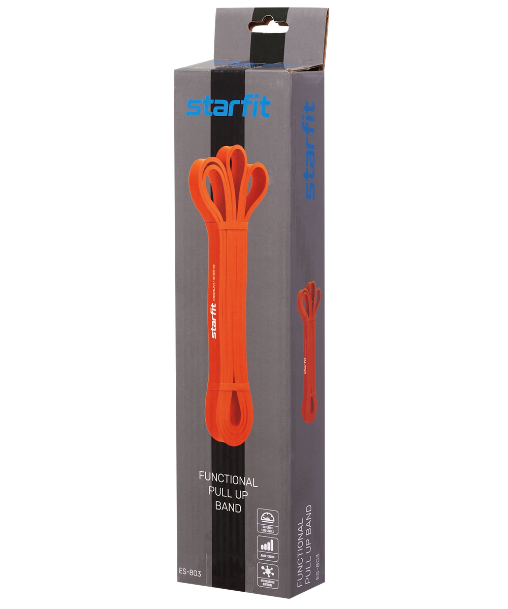 Эспандер ленточный для кросс-тренинга ES-803, 23-68 кг, 208х6,4 см, фиолетовый