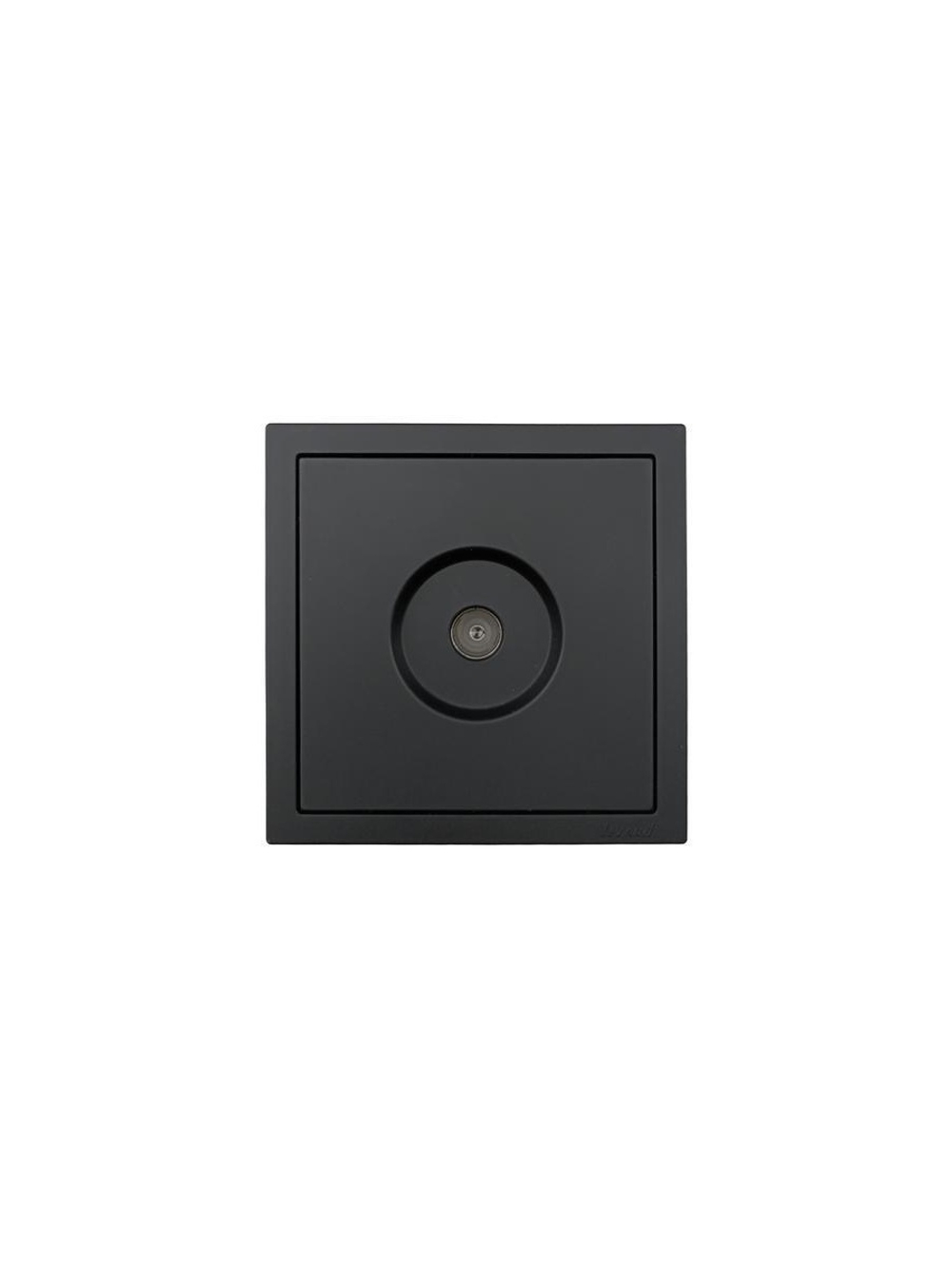 Розетка ТВ оконечная СП ZIMA IP20 черн. бархат LEZARD 704-4288-130