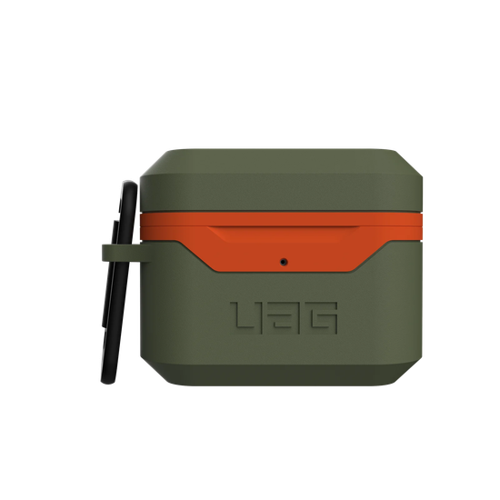 UAG Standard Issue Hard Case 001 for AirPods Pro 1 & 2 Olive / Orange (Оливковый / Оранжевый)10243F117297