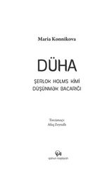 Düha. Şerlok Holms kimi düşünmək