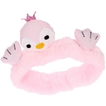 Повязка на голову косметическая «ДАЙМОНД РУШ», цвет лавандовый, пудровый, небесный и серый, 20*5.5см (ZIP пакет)