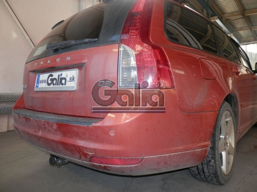 Фаркоп оцинкованный Galia V078C для Volvo S40 седан 2004-2012, Volvo V50 универсал 2004-2012(паспорт и сертификат в комплекте)(без электрики)